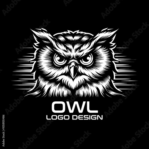 Owl Vector Logo Design photo