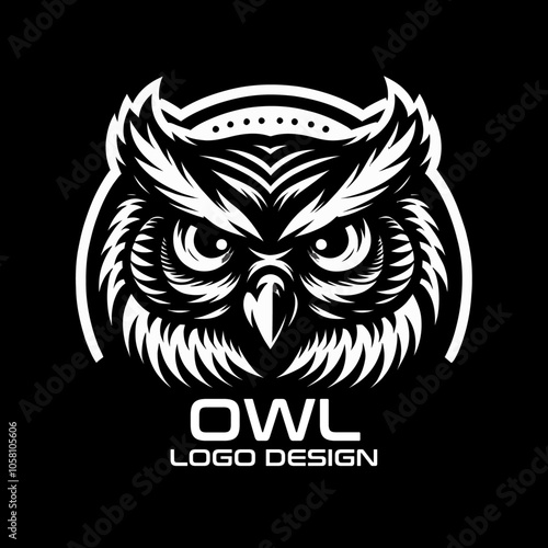 Owl Vector Logo Design photo