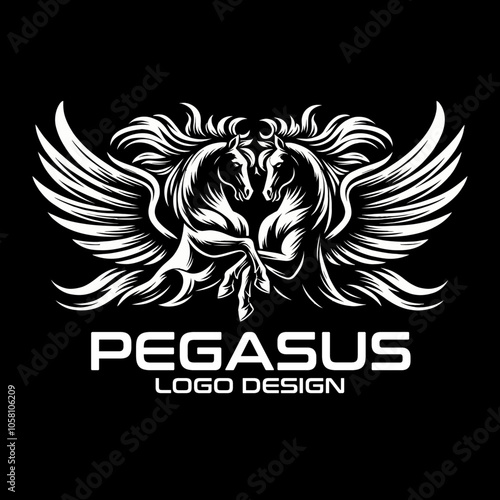 Pegasus Vector Logo Design