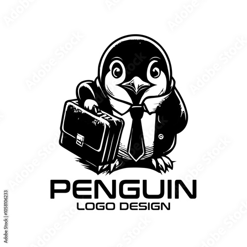 Penguin Vector Logo Design
