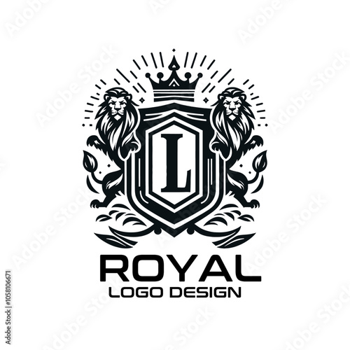 Royal Vector Logo Design photo