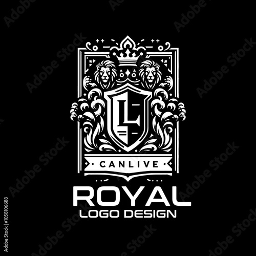 Royal Vector Logo Design photo