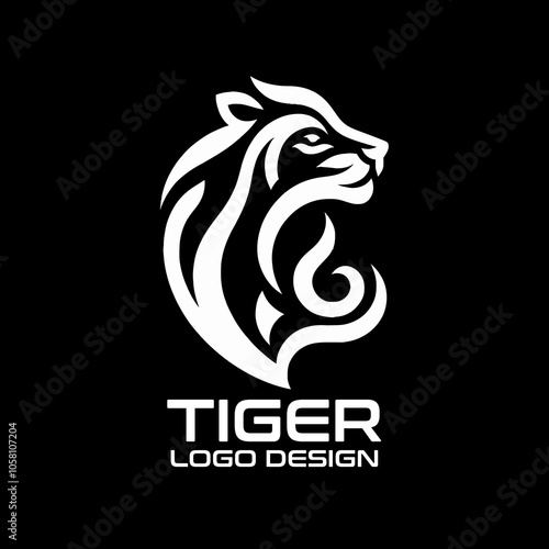 Tiger Vector Logo Design photo