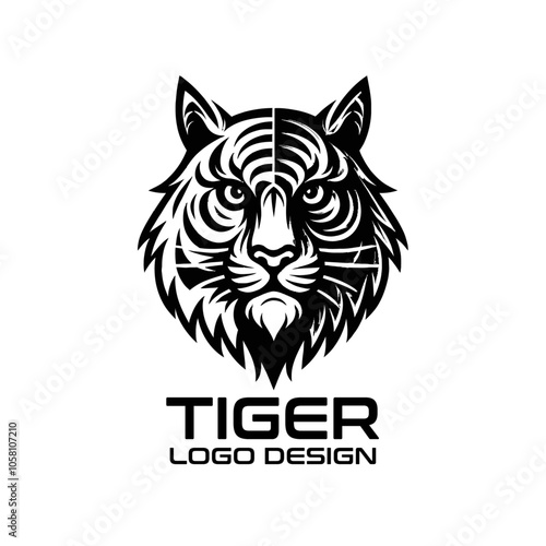 Tiger Vector Logo Design photo