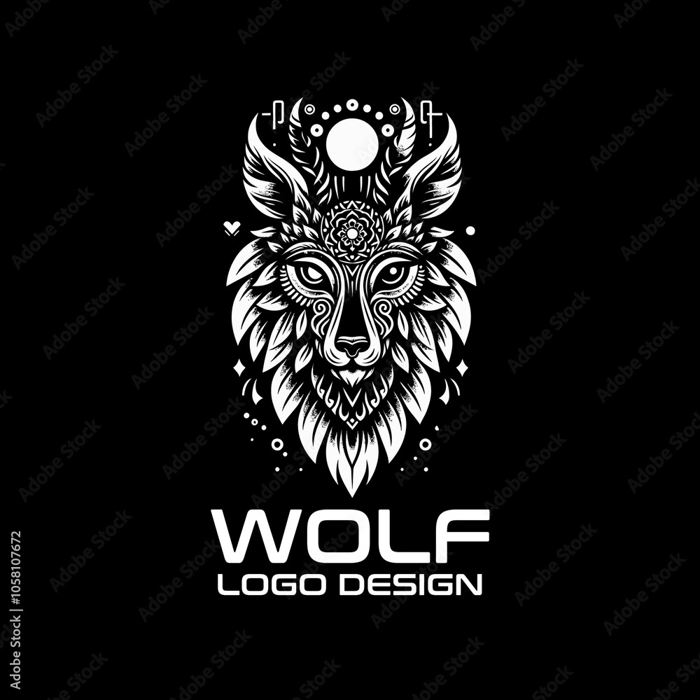 Obraz premium Wolf Vector Logo Design