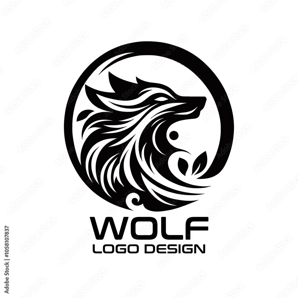 Wolf Vector Logo Design Wolf Vector Logo Design