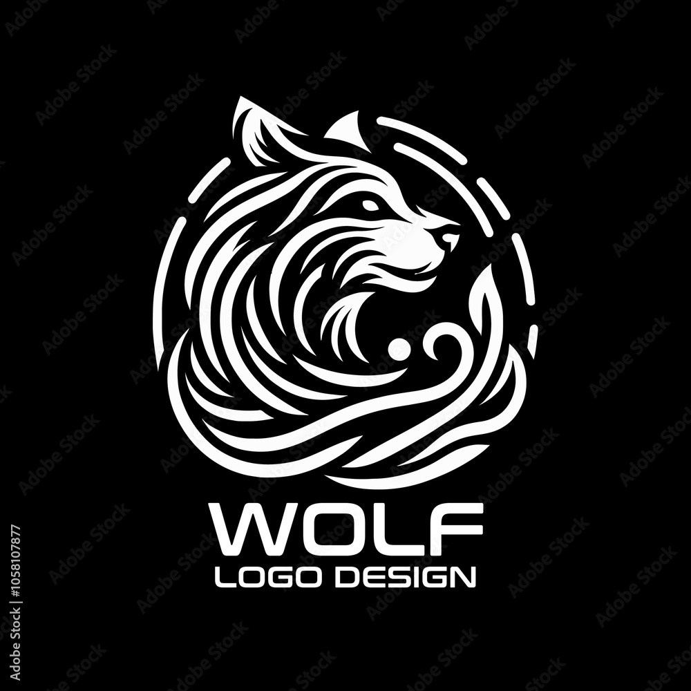 Wolf Vector Logo Design Wolf Vector Logo Design