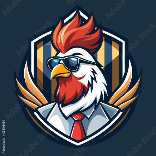 rooster barbershop logo