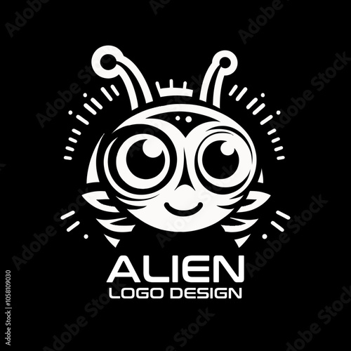Alien Vector Logo Design