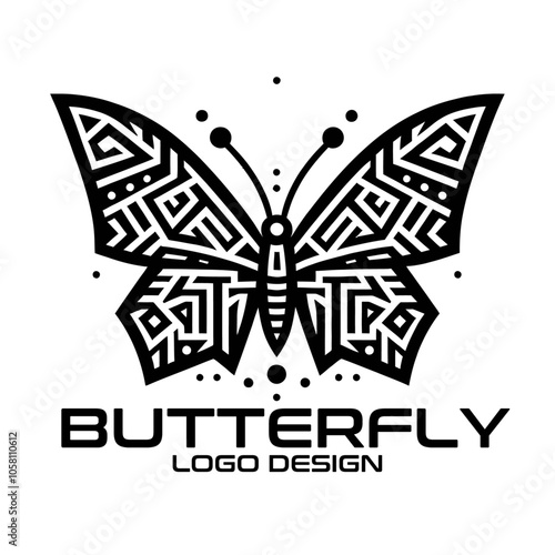 Butterfly Vector Logo Design photo