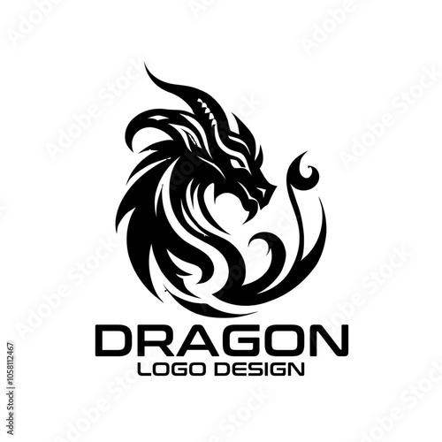 Dragon Vector Logo Design  photo