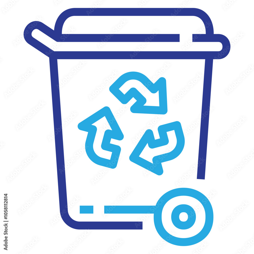 Waste Recycling Icon Waste Recycling Icon