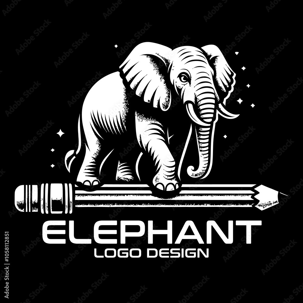 Obraz premium Elephant Vector Logo Design