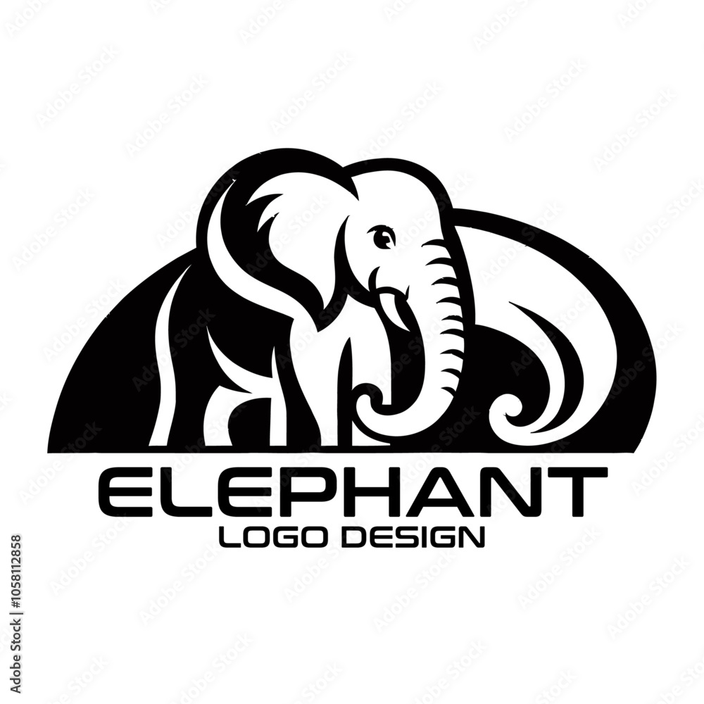 Obraz premium Elephant Vector Logo Design