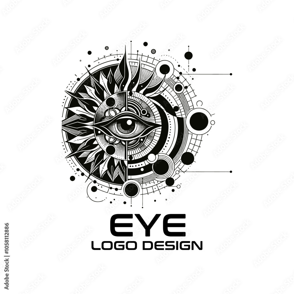 Fototapeta premium Eye Vector Logo Design 