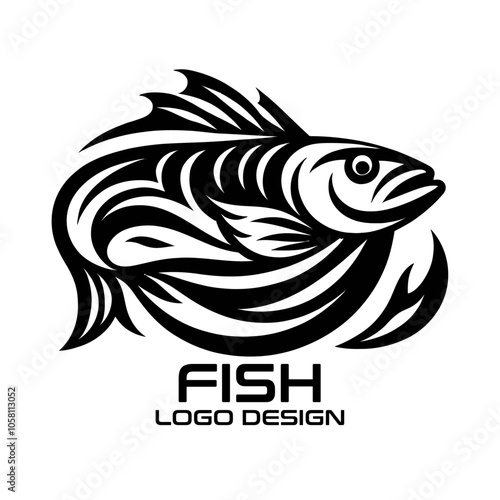 Fish Vector Logo Design 