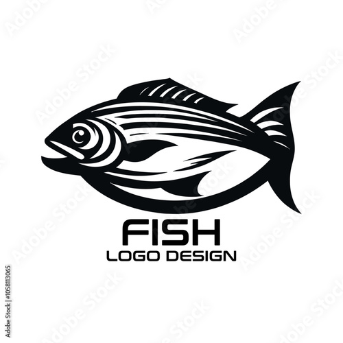 Fish Vector Logo Design 