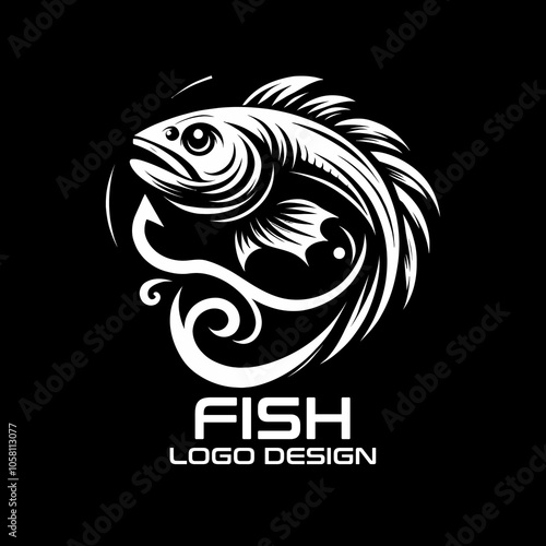 Fish Vector Logo Design 