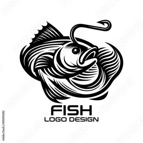 Fish Vector Logo Design 