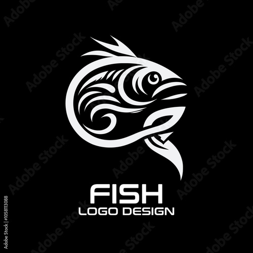 Fish Vector Logo Design 