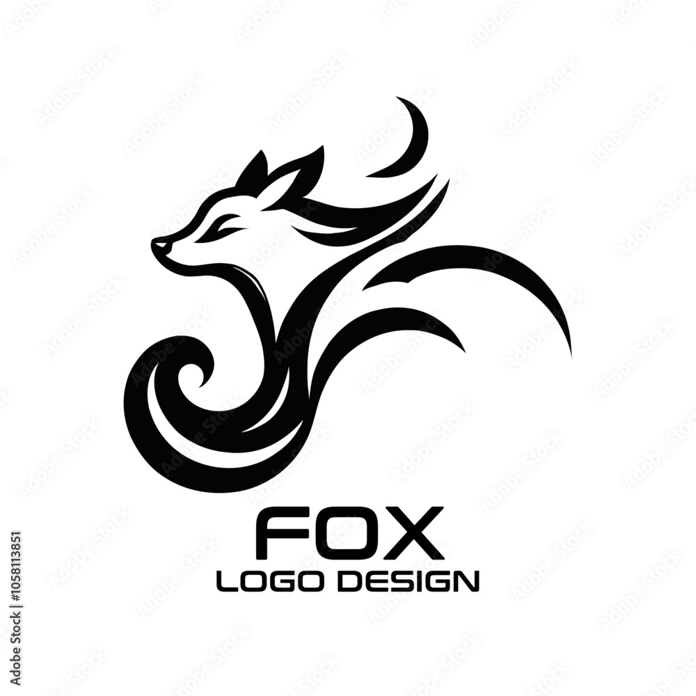 Fox Vector Logo Design Fox Vector Logo Design