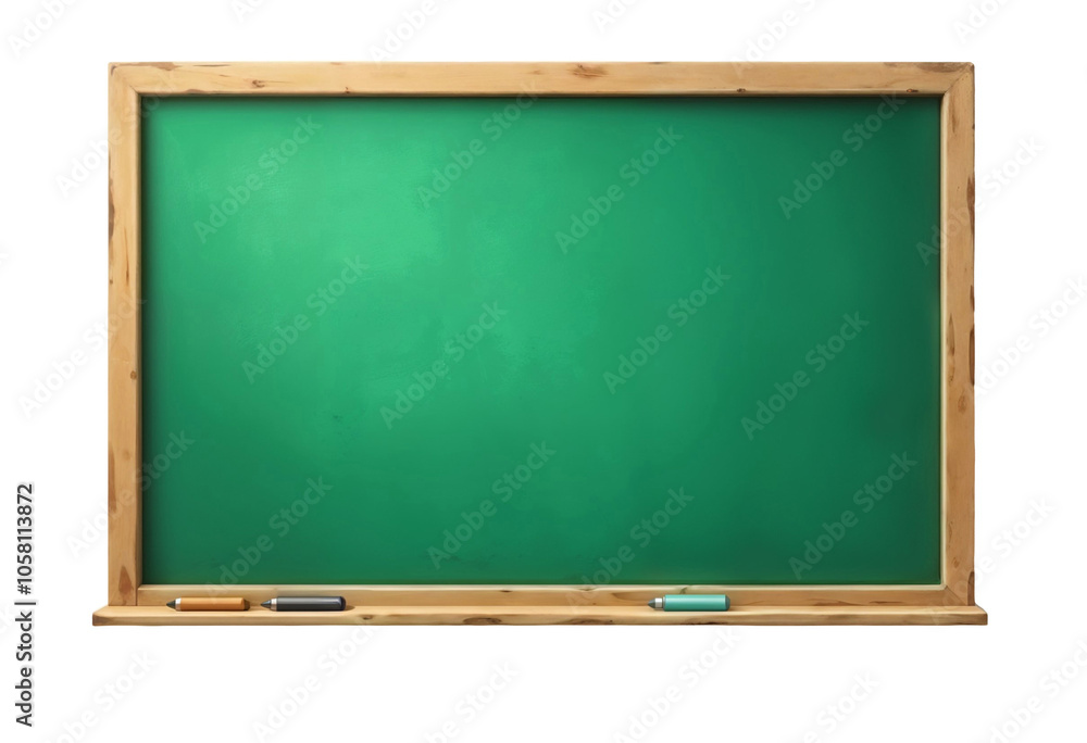 green chalkboard isolated on white transparent background, png element clipart green chalkboard isolated on white transparent background, png element clipart
