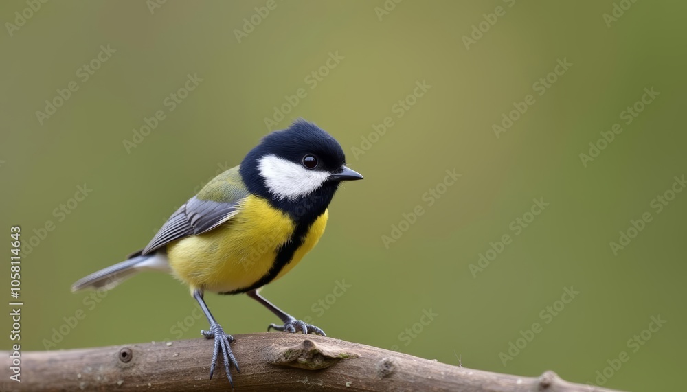 Fototapeta premium Bird of beauty perched in natures embrace