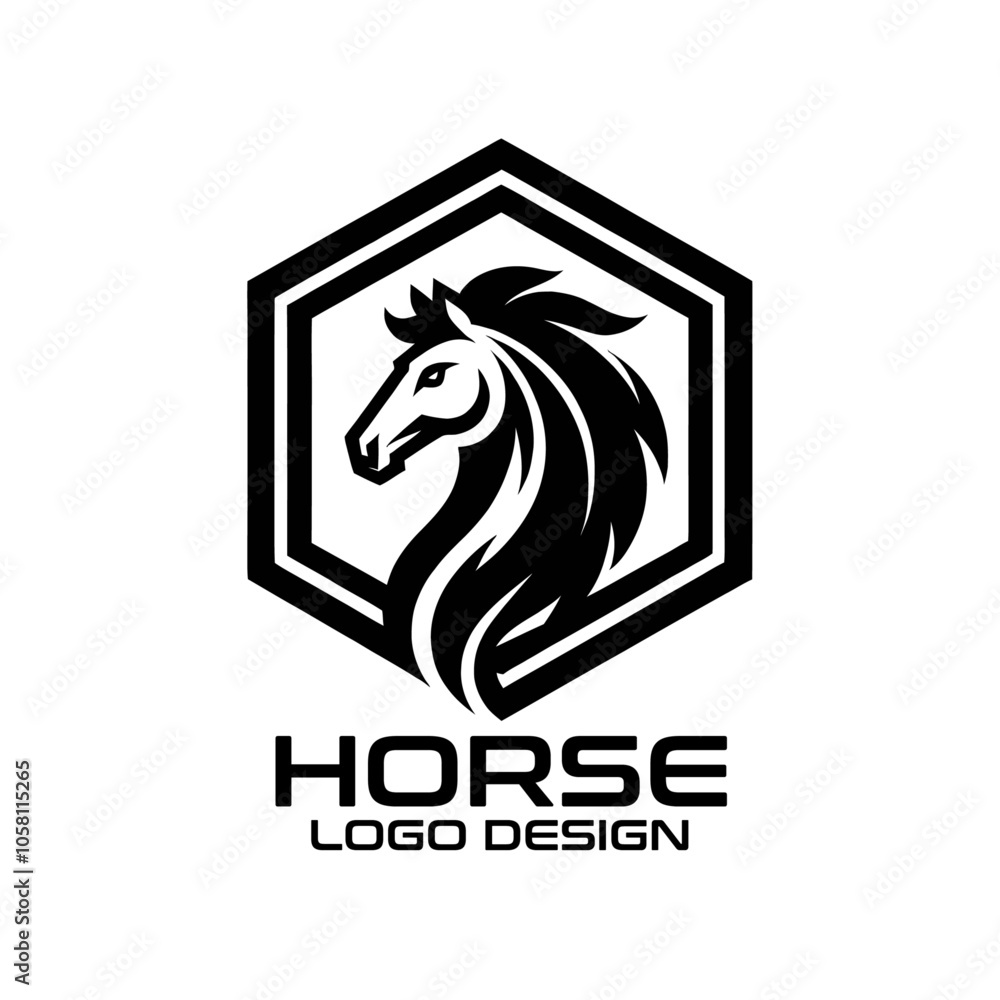 Obraz premium Horse Vector Logo Design