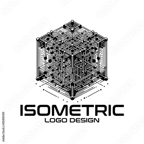 Isometric Vector Logo Design