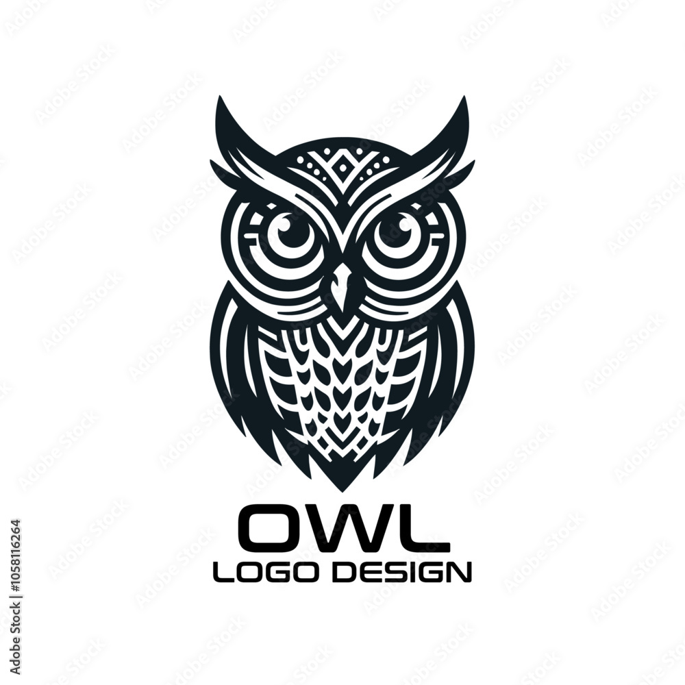 Fototapeta premium Owl Vector Logo Design