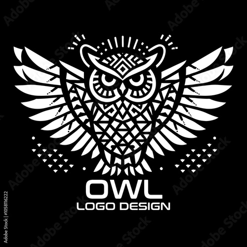 Owl Vector Logo Design photo