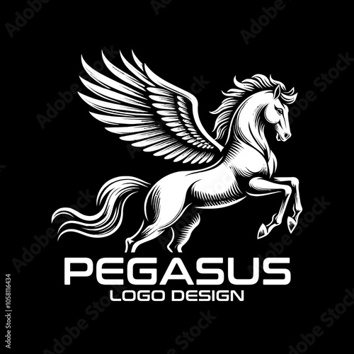 Pegasus Vector Logo Design