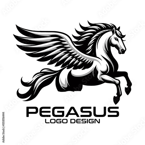 Pegasus Vector Logo Design