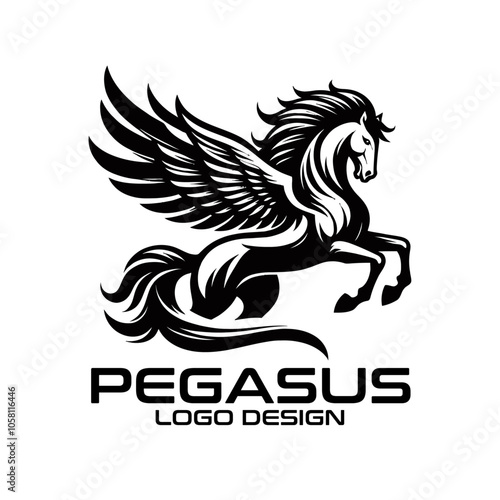 Pegasus Vector Logo Design