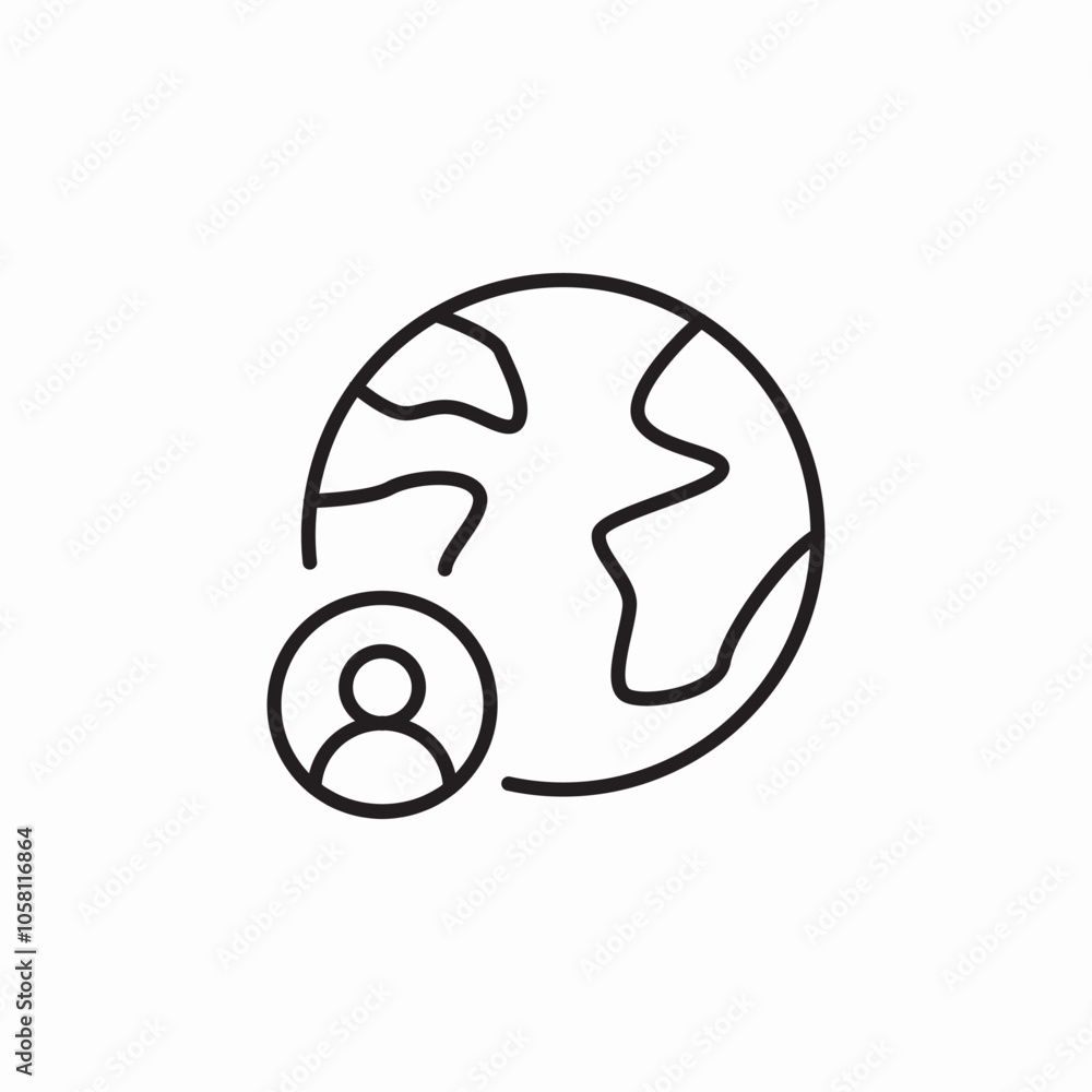 world population icon sign vector world population icon sign vector