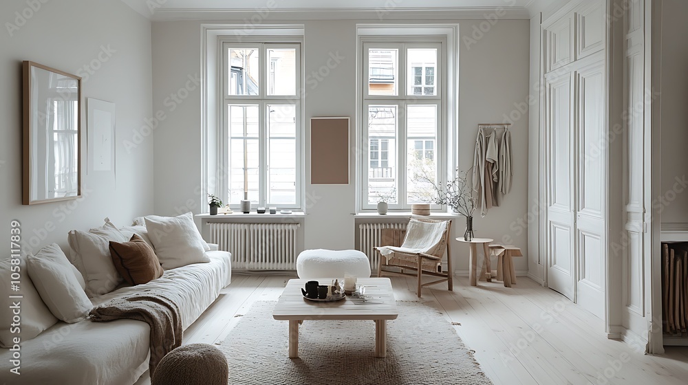 Modern Interior of Stylish Living Room ,Wall Mock Up, Frame , Poster with Beautiful Background, 3d render Modern Interior of Stylish Living Room ,Wall Mock Up, Frame , Poster with Beautiful Background, 3d render