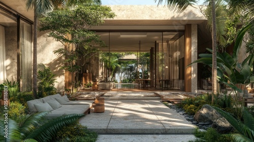 Stunning 3D Rendering of Luxury Hotel Exterior