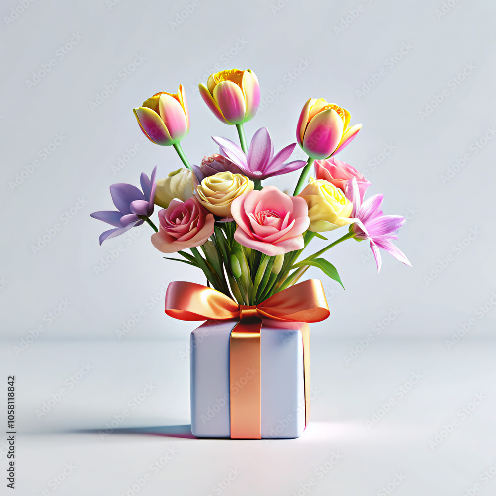 Obraz premium tulips in vase. flower, tulip, bouquet, spring, tulips, pink, flowers, vase, blossom, nature, bunch, floral, isolated, gift, plant, green, beauty, arrangement, bloom, easter, petal, purple, decoration