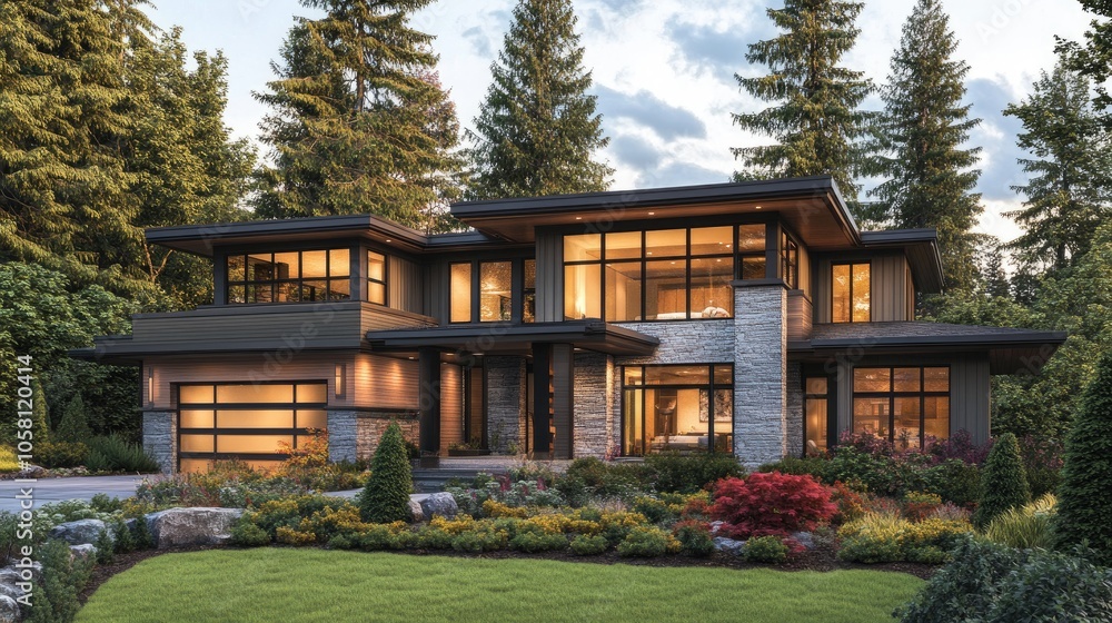 Modern Two-Storey Home with Elegant Design Modern Two-Storey Home with Elegant Design