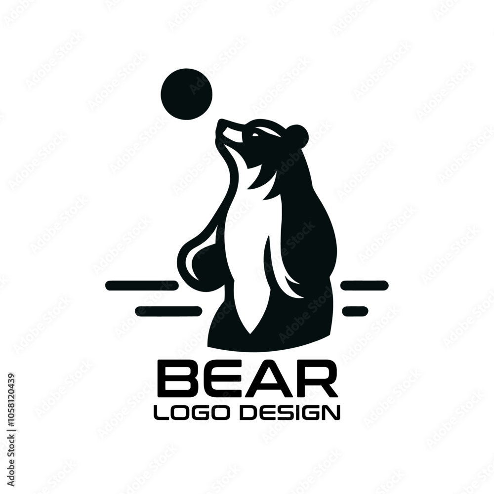 Bear Vector Logo Design Bear Vector Logo Design