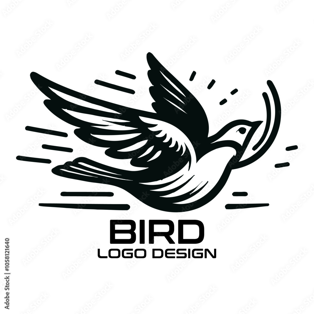 Fototapeta premium Bird Vector Logo Design