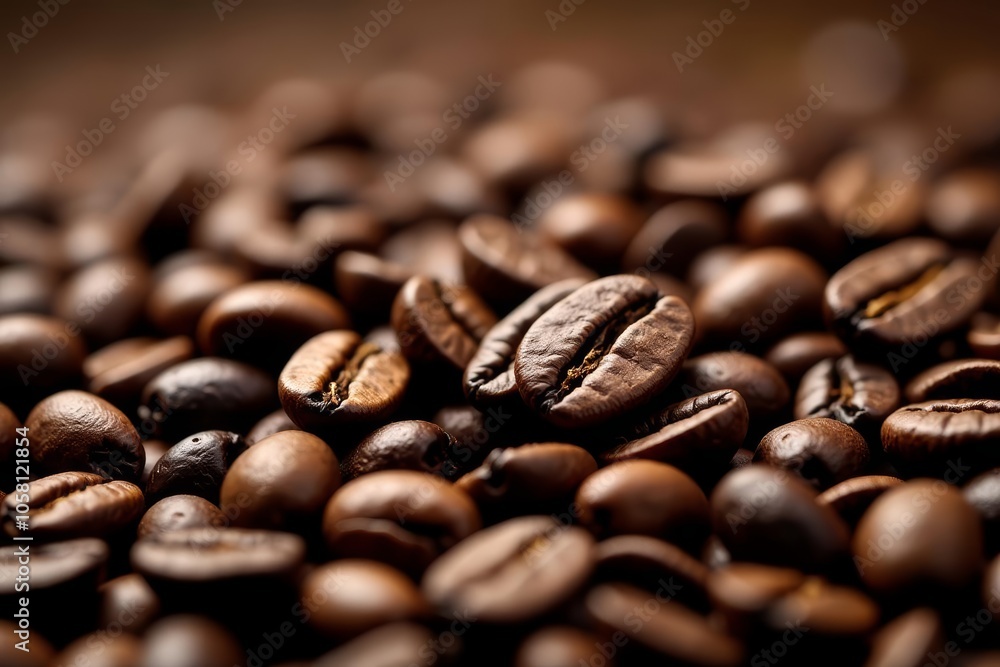  Aromatic coffee beans ready for a perfect brew