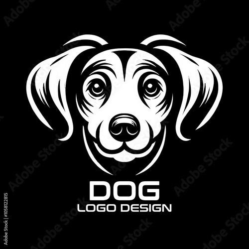 Dog Vector Logo Design photo