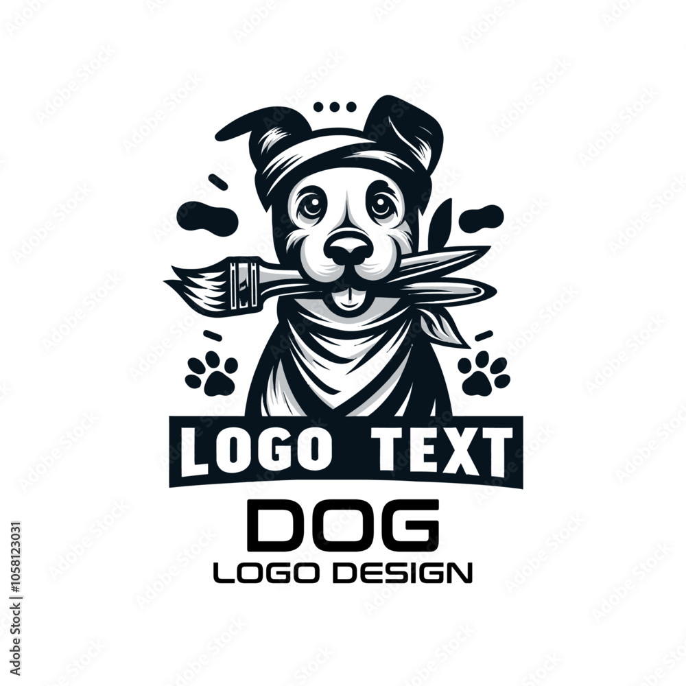 Dog Vector Logo Design Dog Vector Logo Design