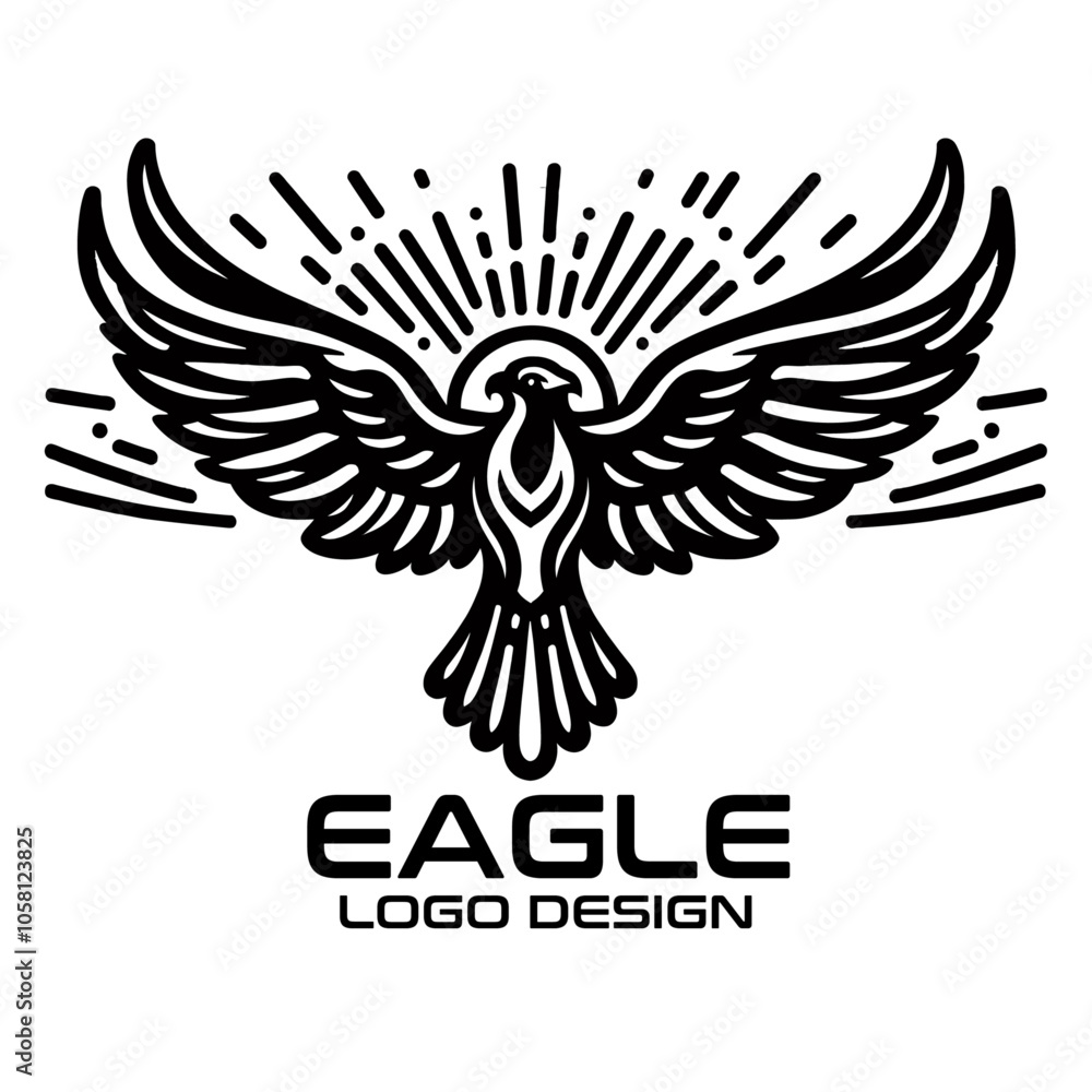 Eagle Vector Logo Design Eagle Vector Logo Design
