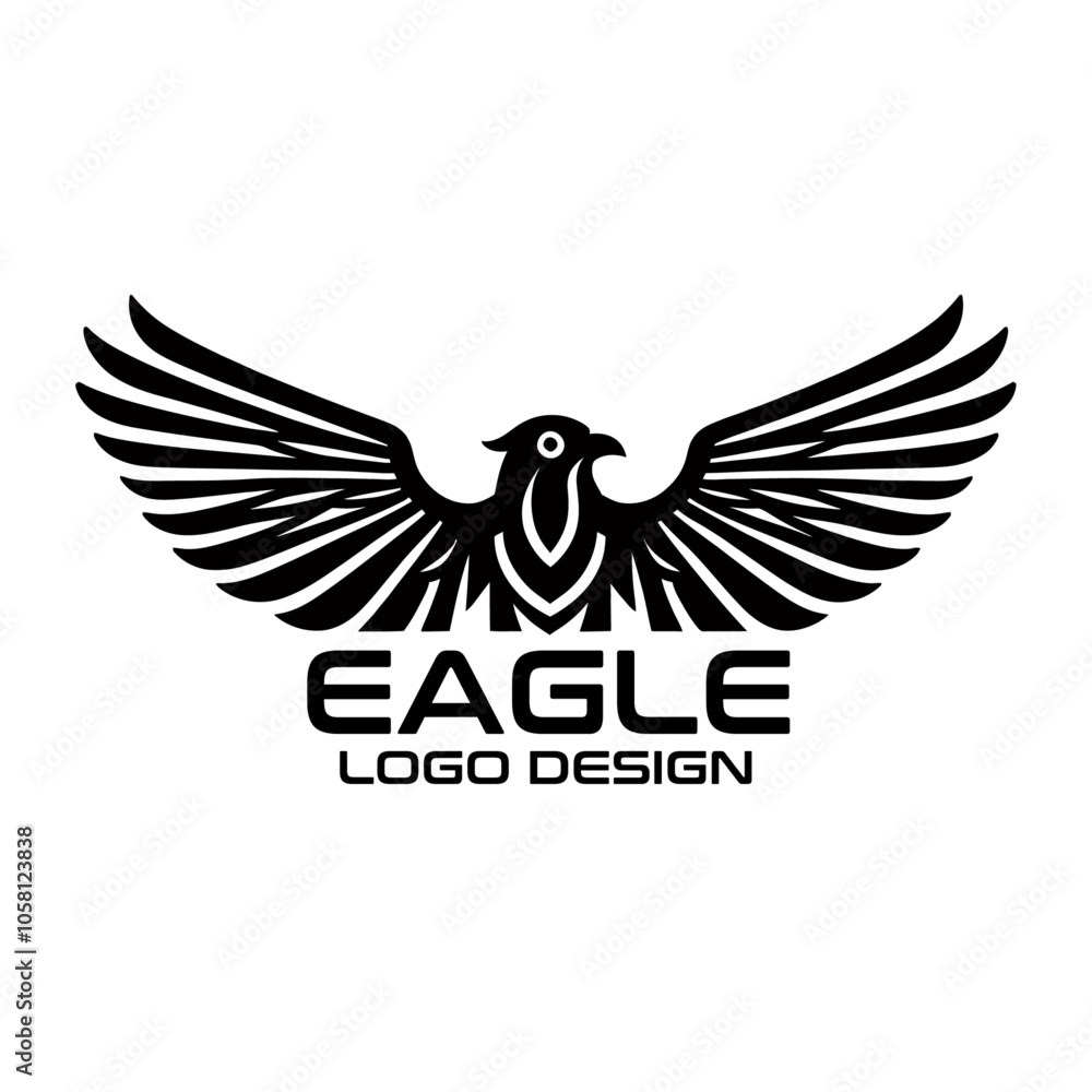 Obraz premium Eagle Vector Logo Design