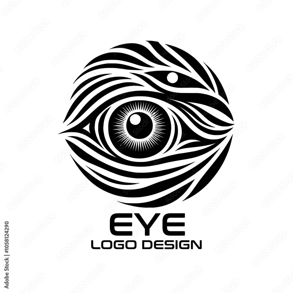 Obraz premium Eye Vector Logo Design