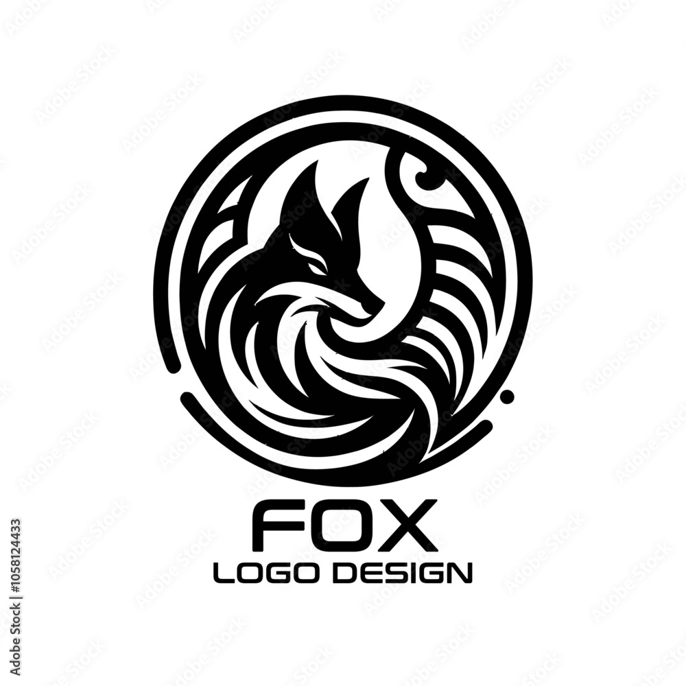 Fox Vector Logo Design Fox Vector Logo Design