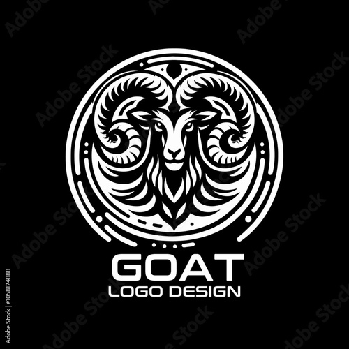 Goat Vector Logo Design