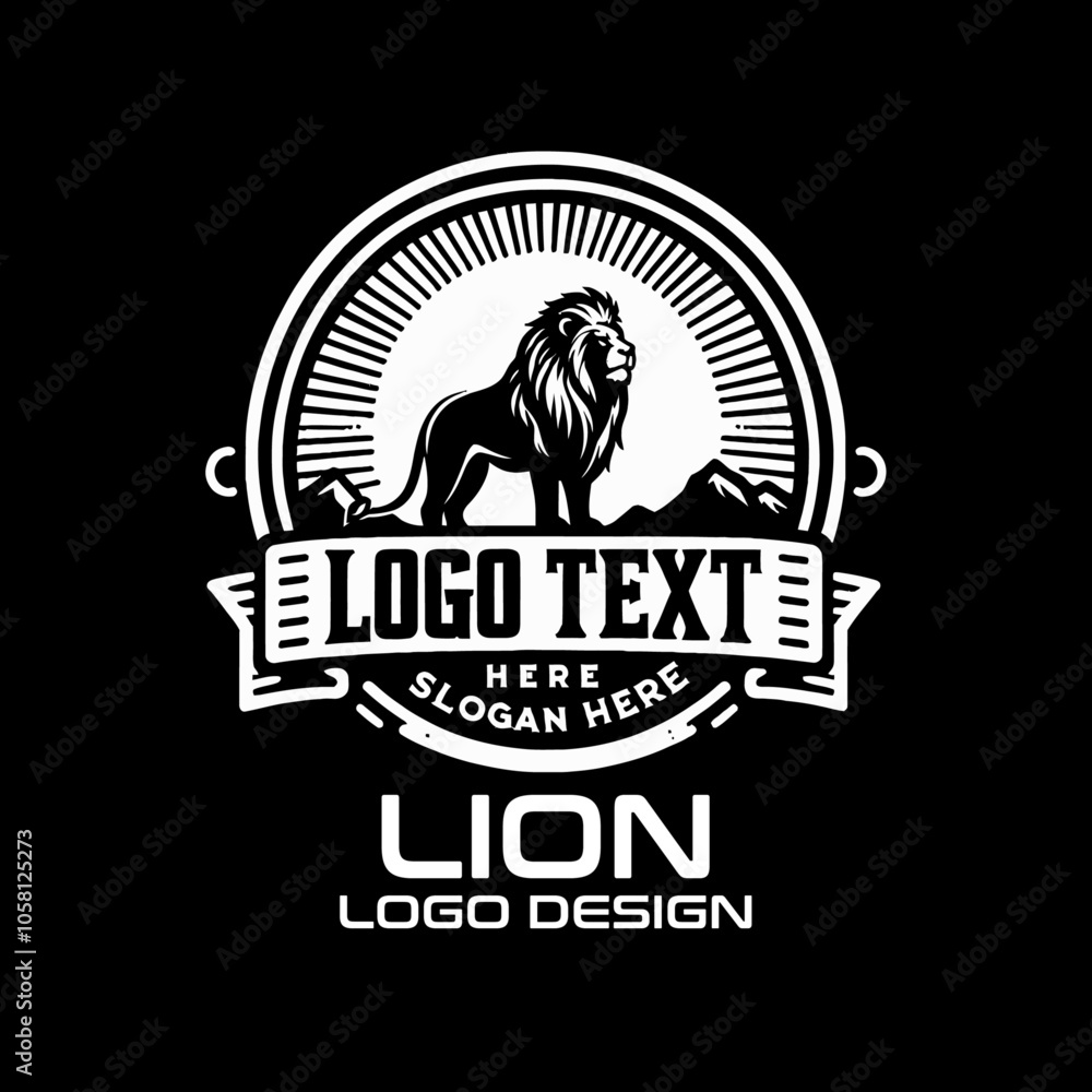 Lion Vector Logo Design Lion Vector Logo Design
